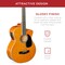 Best Choice Products 22-Fret Full Size Acoustic Electric Bass Guitar w/ 4-Band Equalizer, Truss Rod